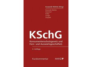 9783214068370 - Konsumentenschutzgesetz und Fern- und Auswärtsgeschäftegesetz Gebunden