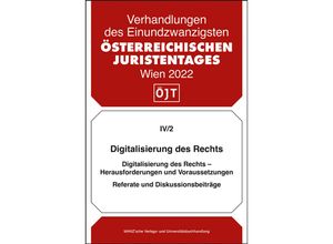 9783214251673 - Digitalisierung des Rechts Kartoniert (TB)