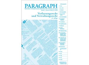 9783214253356 - Paragraph - Verfassungs- und Verwaltungsrecht Gebunden