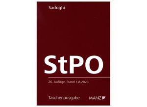 9783214253462 - Strafprozessordnung StPO - Alice Sadoghi Kartoniert (TB)