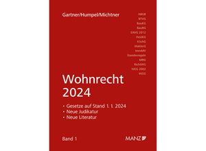 9783214256739 - Wohnrecht 2024 - Herbert Gartner Nikolaus Humpel Katrin Michtner Kartoniert (TB)