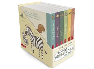 9783219120332 - Die winzige Mini-Bibliothek der Tiere - 6 Mini-Pappbilderbücher im Schuber (Die große Mini-Bibliothek der Wörter) - Joëlle Tourlonias Pappband