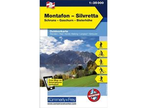 9783259007112 - Kümmerly+Frey Outdoorkarte Österreich - Montafon - Silvretta Karte (im Sinne von Landkarte)