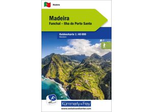 9783259007532 - Madeira Funchal Outdoorkarte 140�00 Karte (im Sinne von Landkarte)