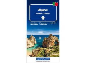 9783259014905 - Kümmerly+Frey Reisekarten   Kümmerly+Frey Karte Algarve   Lissabon Regionalkarte Karte (im Sinne von Landkarte)