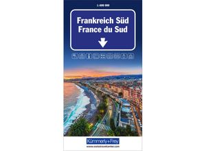 9783259018286 - Frankreich Süd Strassenkarte 1600 000 Karte (im Sinne von Landkarte)