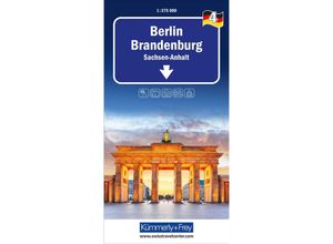 9783259018408 - Berlin Brandenburg Nr 04 Regionalkarte Deutschland 1275 000 Karte (im Sinne von Landkarte)