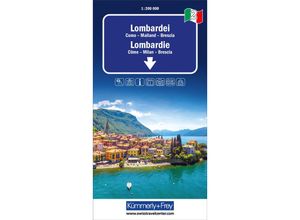 9783259018439 - Lombardei Nr 02 Regionalstrassenkarte 1200�00 Karte (im Sinne von Landkarte)