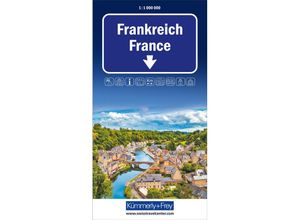 9783259018484 - Frankreich Strassenkarte 11Mio Karte (im Sinne von Landkarte)