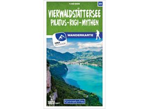 9783259023204 - Kümmerly+Frey Karte Vierwaldstättersee   Pilatus - Rigi - Mythen Wanderkarte Karte (im Sinne von Landkarte)