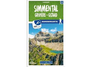 9783259023297 - Kümmerly+Frey Karte Simmental   Gruyère - Gstaad Wanderkarte Karte (im Sinne von Landkarte)