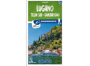 9783259023501 - Kümmerly+Frey Karte Lugano - Tessin Süd - Gambarogno Wanderkarte Karte (im Sinne von Landkarte)