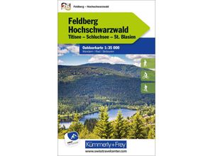 9783259026021 - Feldberg - Hochschwarzwald Nr 26 Outdoorkarte Deutschland 135 000 Karte (im Sinne von Landkarte)