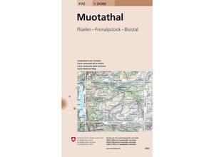 9783302011721 - Landeskarte 125 000   1172 Muotathal Karte (im Sinne von Landkarte)