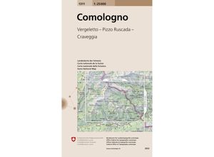 9783302013114 - 1311 Comologno - Bundesamt für Landestopografie swisstopo Karte (im Sinne von Landkarte)