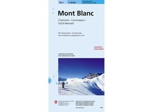 9783302202921 - Landeskarte der Schweiz 292 S Mont Blanc Karte (im Sinne von Landkarte)