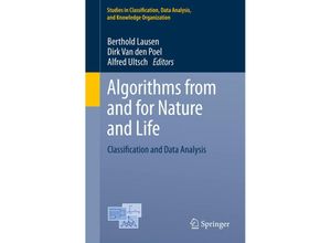 9783319000343 - Studies in Classification Data Analysis and Knowledge Organization   Algorithms from and for Nature and Life Kartoniert (TB)