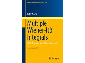 9783319026411 - Multiple Wiener-Itô Integrals - Péter Major Kartoniert (TB)