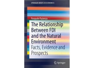 9783319043005 - SpringerBriefs in Economics   The Relationship Between FDI and the Natural Environment - Pasquale Pazienza Kartoniert (TB)