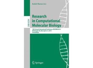 9783319052687 - Research in Computational Molecular Biology Kartoniert (TB)