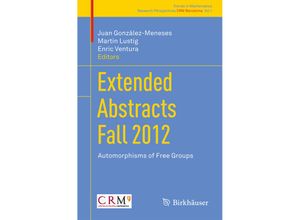 9783319054872 - Extended Abstracts Fall 2012 Kartoniert (TB)