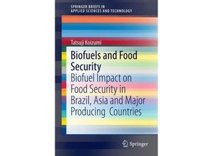 9783319056449 - SpringerBriefs in Applied Sciences and Technology   Biofuels and Food Security - Tatsuji Koizumi Kartoniert (TB)