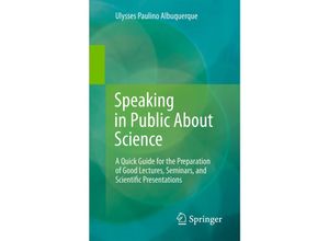 9783319065168 - Speaking in Public About Science - Ulysses Paulino Albuquerque Kartoniert (TB)