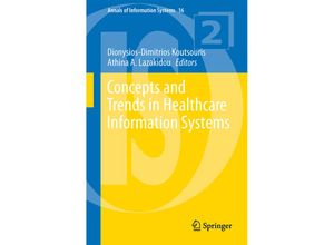 9783319068435 - Concepts and Trends in Healthcare Information Systems Kartoniert (TB)