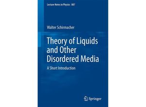 9783319069494 - Theory of Liquids and Other Disordered Media - Walter Schirmacher Kartoniert (TB)