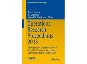 9783319070001 - Operations Research Proceedings   Operations Research Proceedings 2013 Kartoniert (TB)