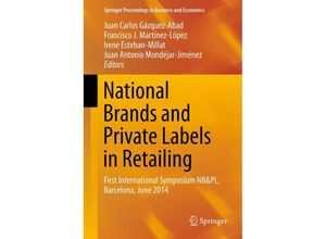 9783319071930 - Springer Proceedings in Business and Economics   National Brands and Private Labels in Retailing Kartoniert (TB)