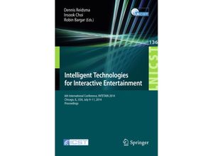 9783319081885 - Intelligent Technologies for Interactive Entertainment Kartoniert (TB)