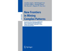 9783319084060 - New Frontiers in Mining Complex Patterns Kartoniert (TB)