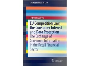 9783319089058 - SpringerBriefs in Law   EU Competition Law the Consumer Interest and Data Protection - Federico Ferretti Kartoniert (TB)