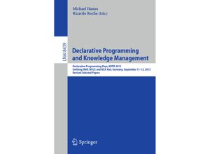 9783319089089 - Declarative Programming and Knowledge Management Kartoniert (TB)