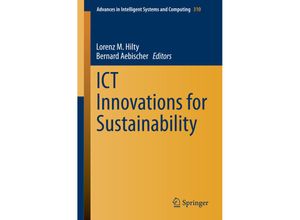 9783319092270 - ICT Innovations for Sustainability Kartoniert (TB)