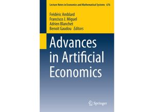 9783319095776 - Advances in Artificial Economics Kartoniert (TB)