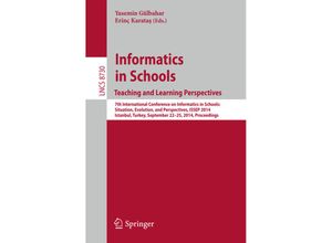 9783319099576 - Informatics in Schools Teaching and Learning Perspectives Kartoniert (TB)