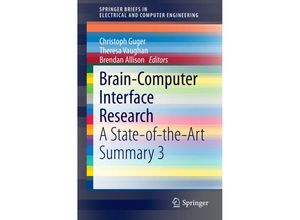 9783319099781 - SpringerBriefs in Electrical and Computer Engineering   Brain-Computer Interface Research Kartoniert (TB)