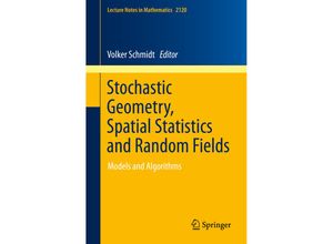 9783319100630 - Stochastic Geometry Spatial Statistics and Random Fields Kartoniert (TB)