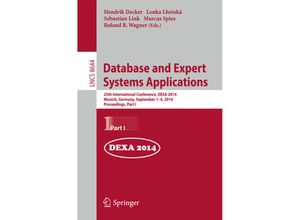 9783319100722 - Database and Expert Systems Applications Kartoniert (TB)