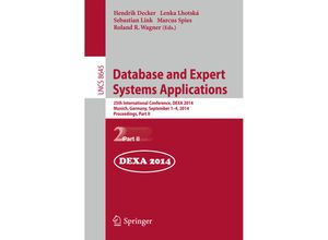 9783319100845 - Database and Expert Systems Applications Kartoniert (TB)