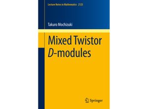 9783319100876 - Mixed Twistor D-modules - Takuro Mochizuki Kartoniert (TB)