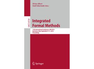 9783319101804 - Integrated Formal Methods Kartoniert (TB)