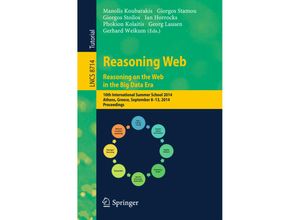 9783319105864 - Reasoning Web Reasoning and the Web in the Big Data Era Kartoniert (TB)