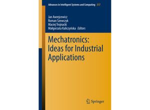 9783319109893 - Mechatronics Ideas for Industrial Applications Kartoniert (TB)