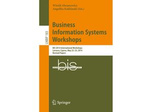 9783319114590 - Business Information Systems Workshops Kartoniert (TB)