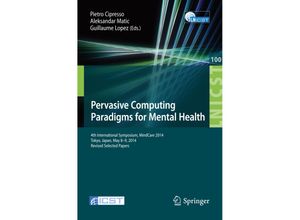 9783319115634 - Pervasive Computing Paradigms for Mental Health Kartoniert (TB)