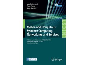 9783319115689 - Mobile and Ubiquitous Systems Computing Networking and Services Kartoniert (TB)