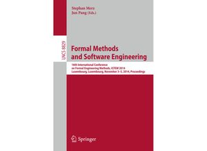 9783319117362 - Formal Methods and Software Engineering Kartoniert (TB)